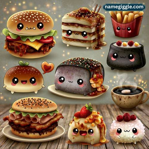 Cute Funny Food Names