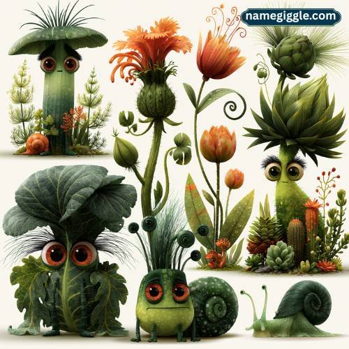 Cute Funny Plant Names