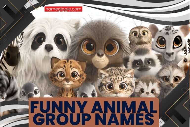 funny animal group names