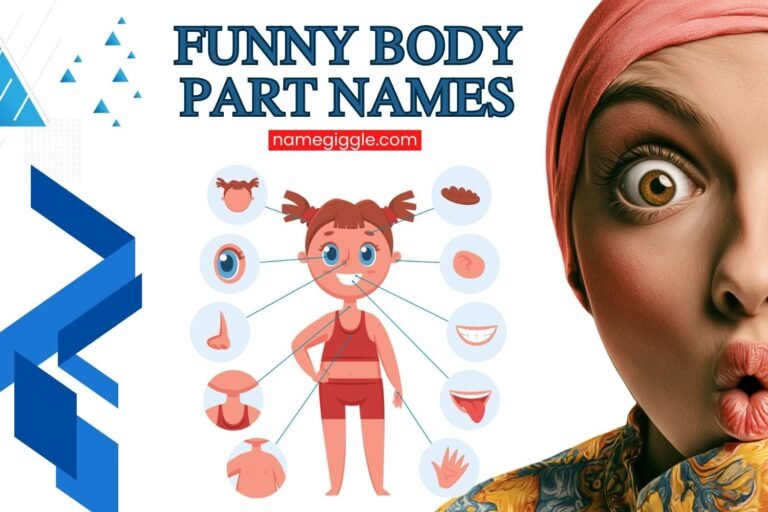 funny body part names