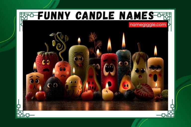 funny candle names