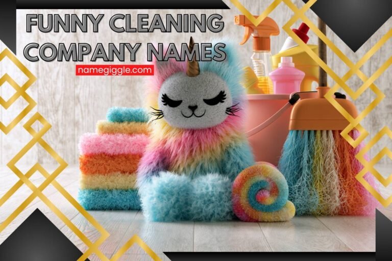 funny cleaning company names