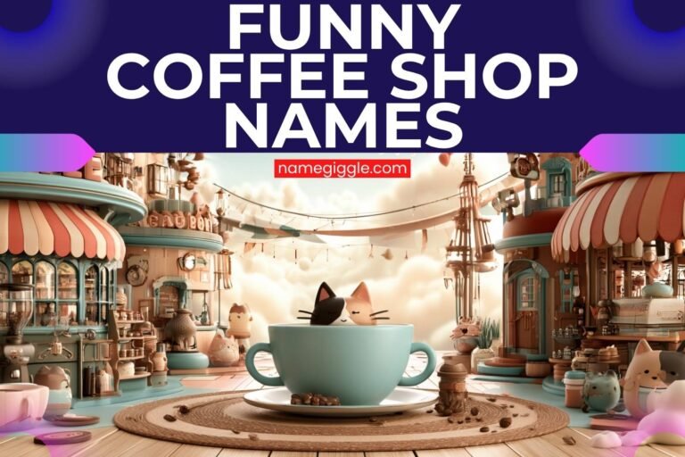 funny coffee shop names