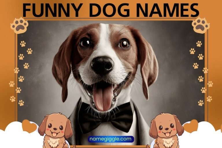 funny dog names
