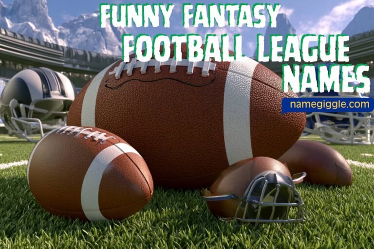 funny fantasy football league names