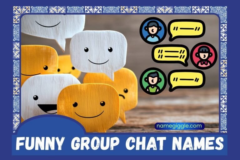 funny group chat names