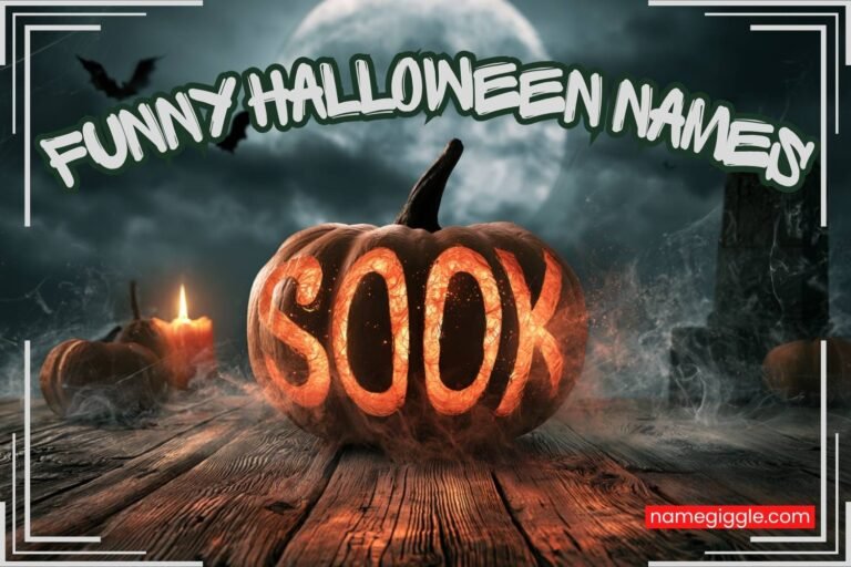 funny halloween names
