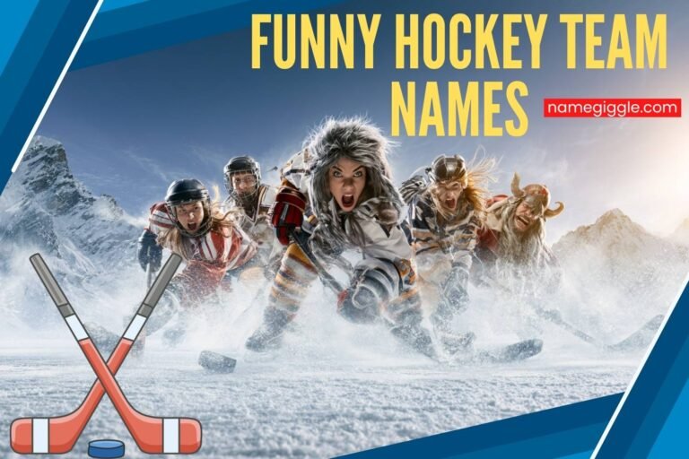 funny hockey team names