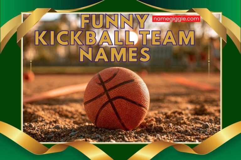 funny kickball team names