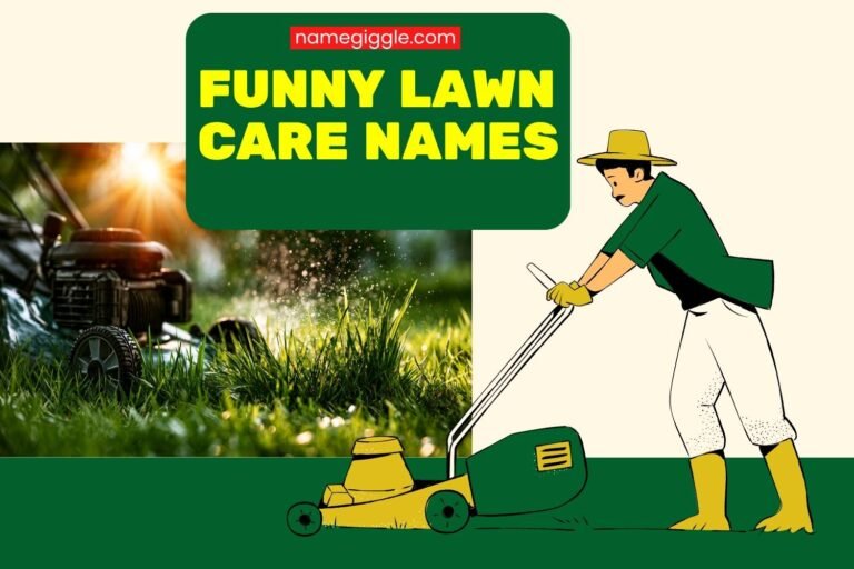funny lawn care names