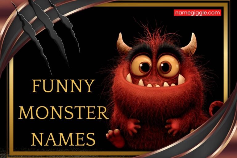 funny monster names