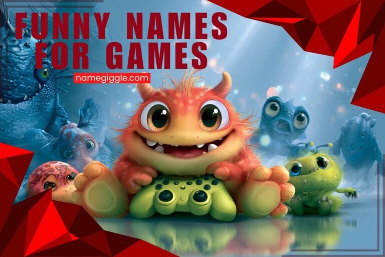 funny names for games