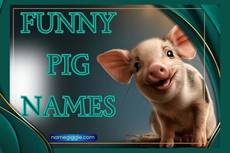 funny pig names