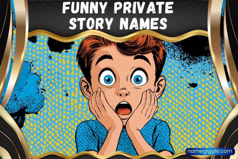 funny private story names