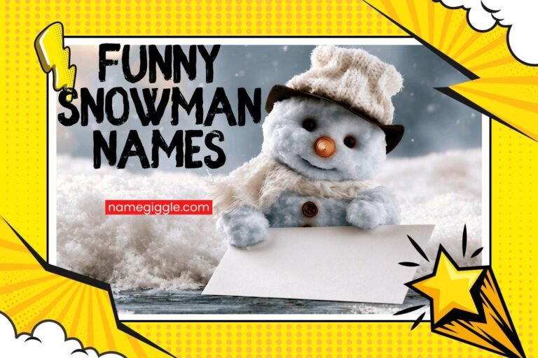 funny snowman names