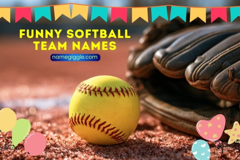 funny softball team names