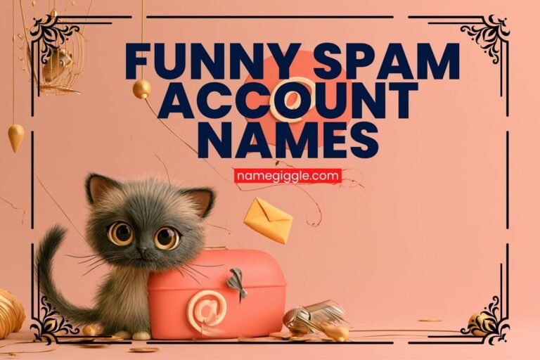 funny spam account names