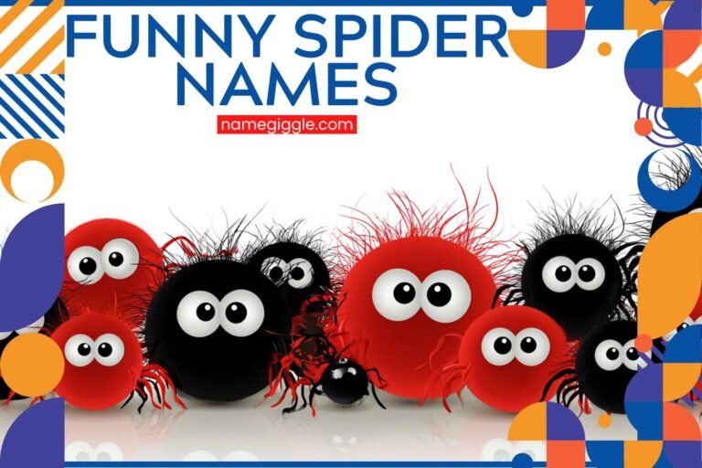 funny spider names