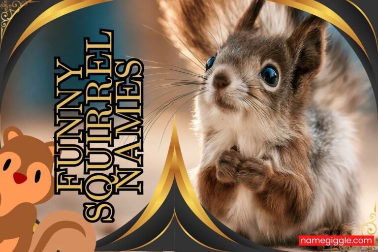 funny squirrel names