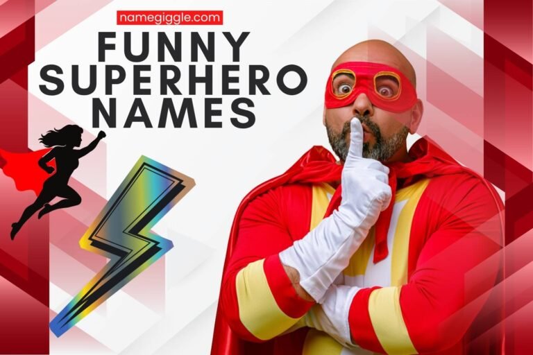 funny superhero names