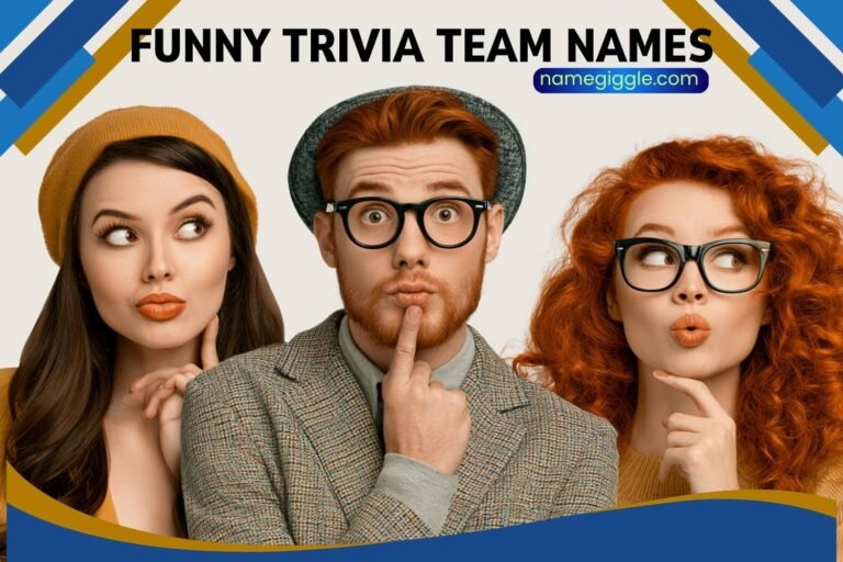 funny trivia team names