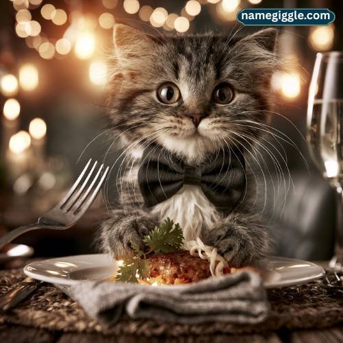 Best Funny Food Names for Cats