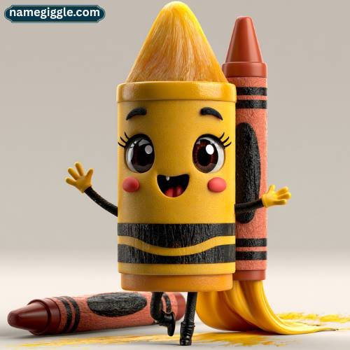 Cute Funny Crayon Names