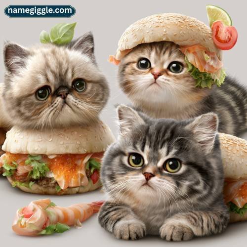 Cute Funny Food Names for Cats