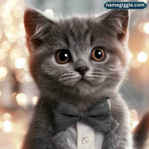 Cute Funny Grey Cat Names