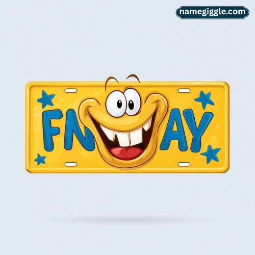 Cute Funny License Plate Names