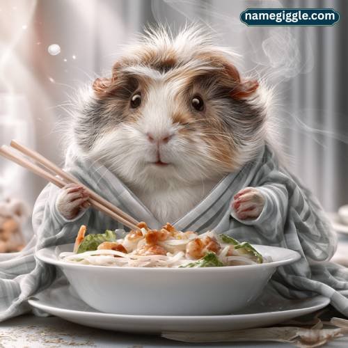 Food Inspired Funny Guinea Pig Names