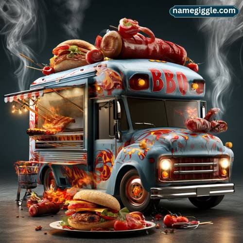 Funny BBQ Food Truck Names