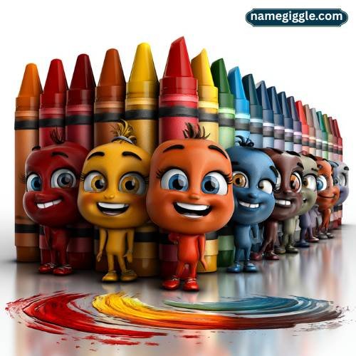 Funny Crayon Names (With Meanings)
