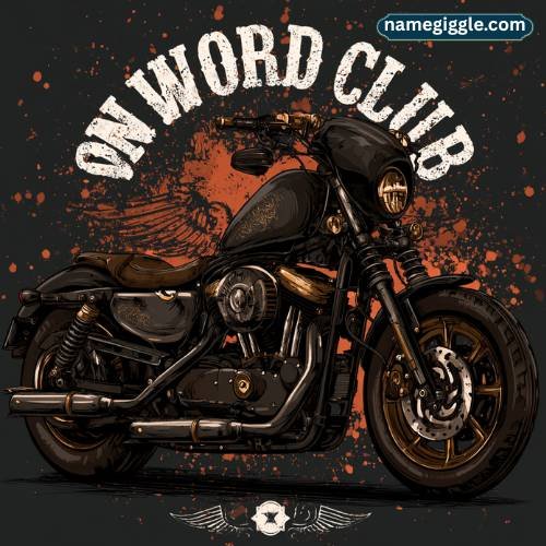 One Word Motorcycle Club Names
