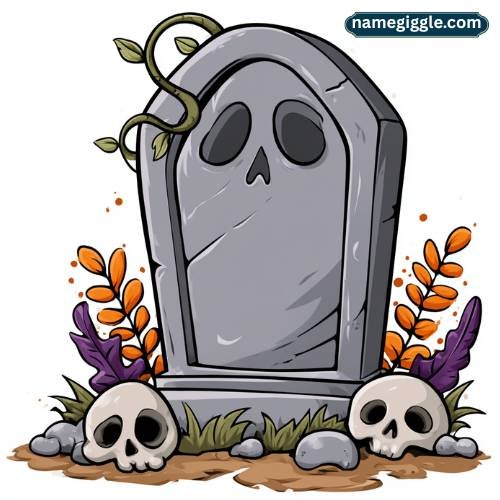 Spooky Funny Gravestone Names