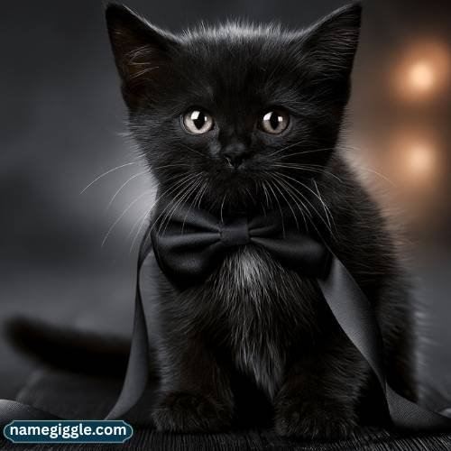 Spooky but Funny Black Cat Names