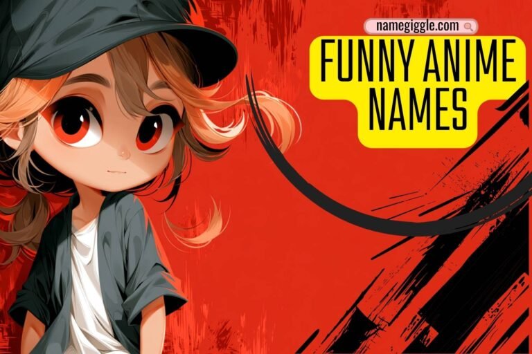 funny anime names