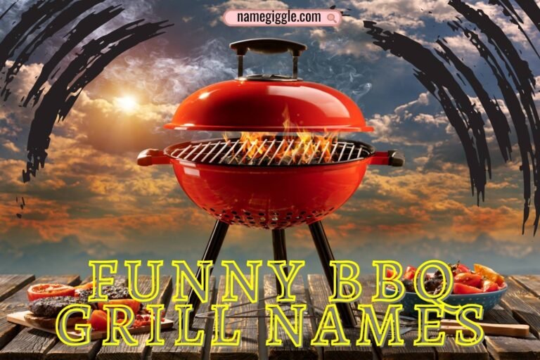 funny bbq grill names