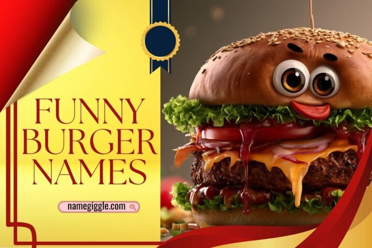 funny burger names