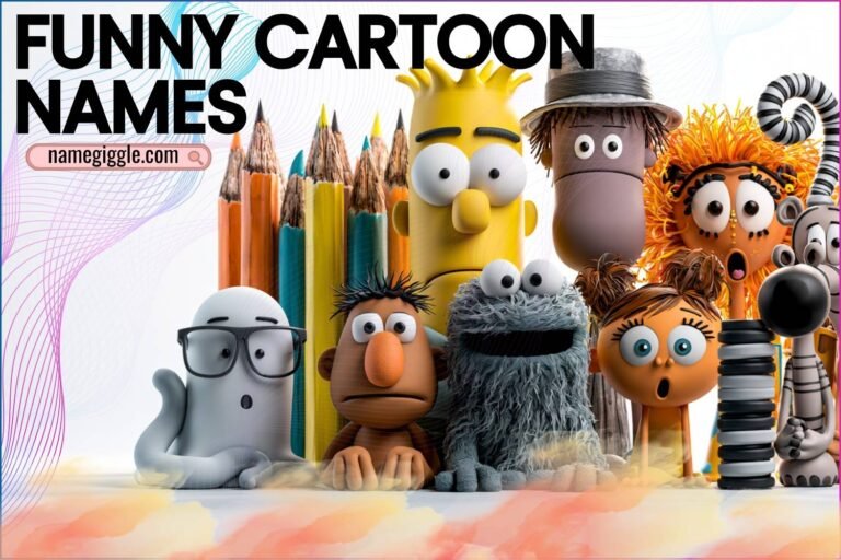 funny cartoon names
