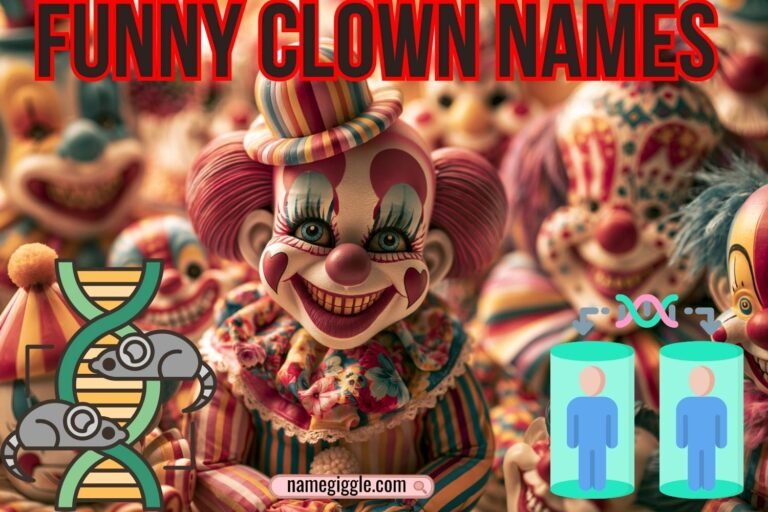 funny clown names