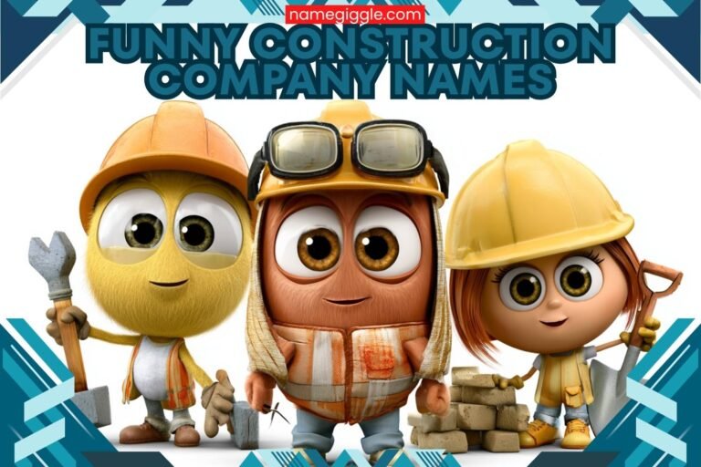 funny construction company names