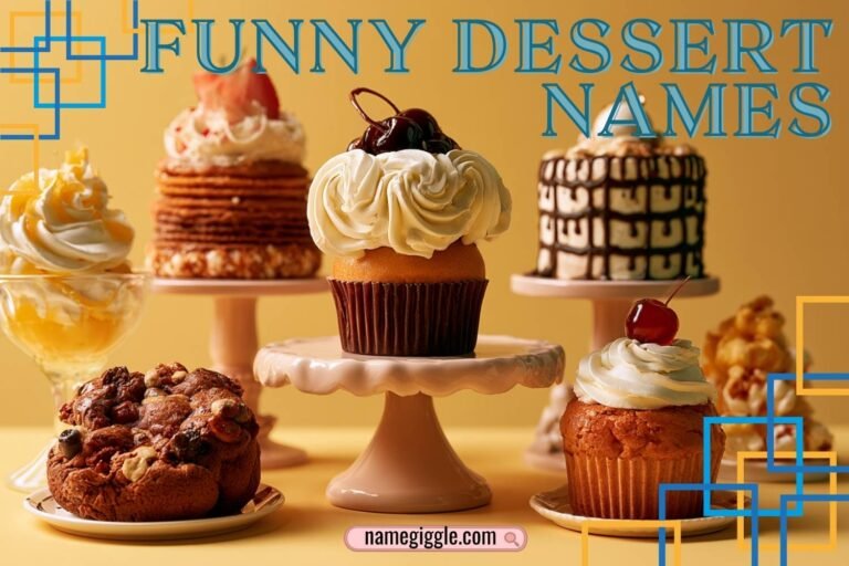 funny dessert names