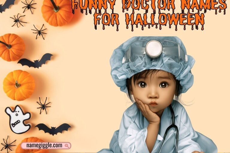 funny doctor names for halloween