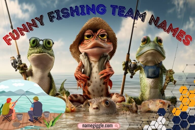 funny fishing team names