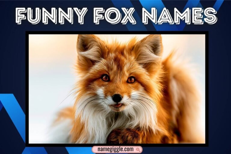 funny fox names