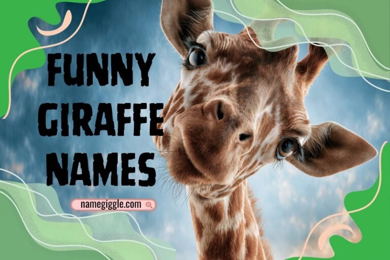 funny giraffe names