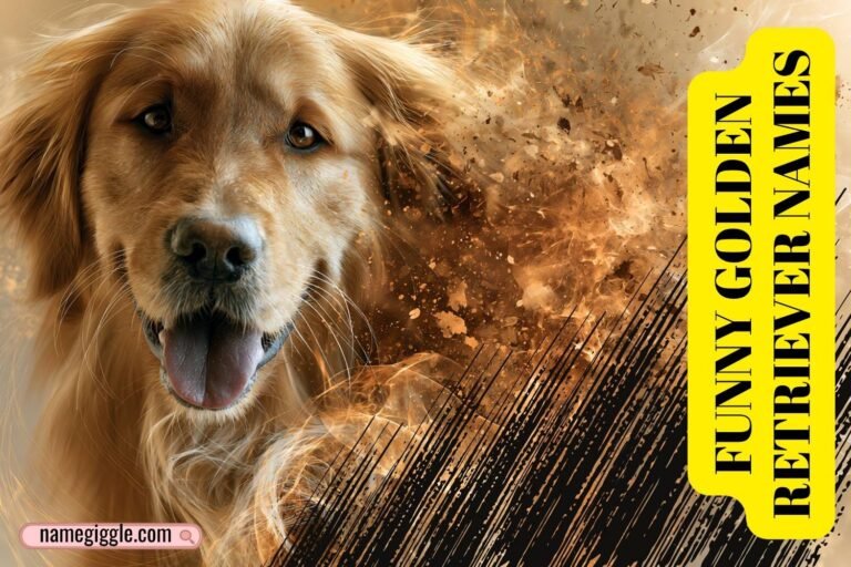 funny golden retriever names