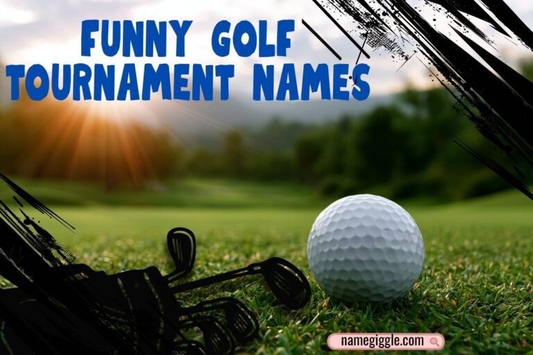 funny golf tournament names