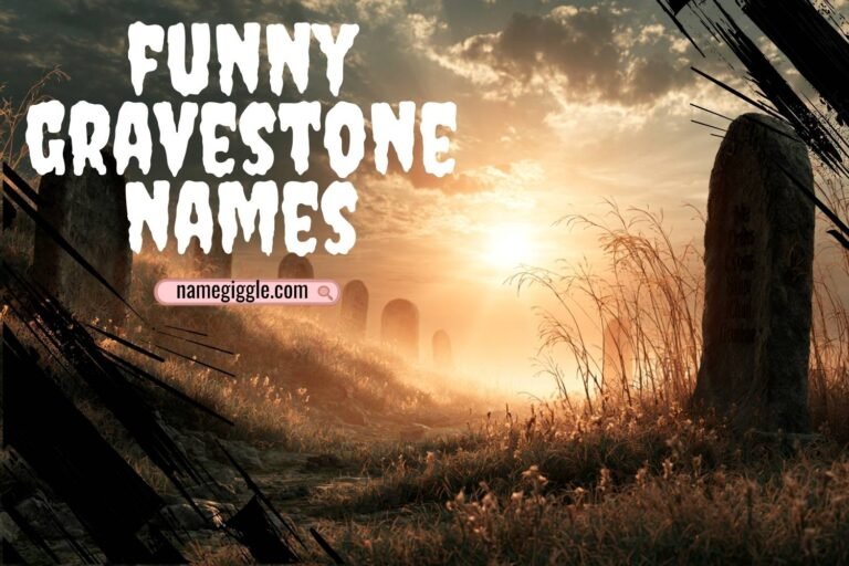 funny gravestone names
